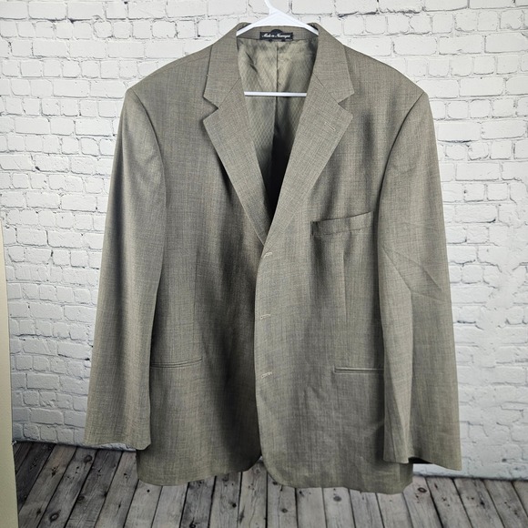 Other - Mens Wool Blend 3 Button Blazer Sport Coat Gray 48R Made in Nicaragua